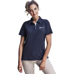 Ladies Motif Golf Shirt Model Image